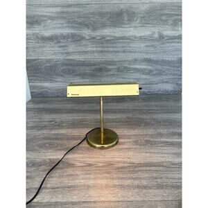 Vintage Tensor Brass Gooseneck Adjustable Banker Desk Lamp Light Rare!